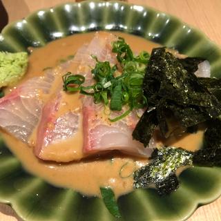胡麻カンパチ(博多ちょうすけ 中目黒店)