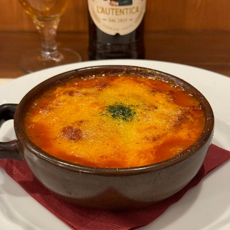 伊産仔牛のトリッパのトマト煮込み(オステリア オルカドーロ)