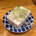 お通し　豆腐