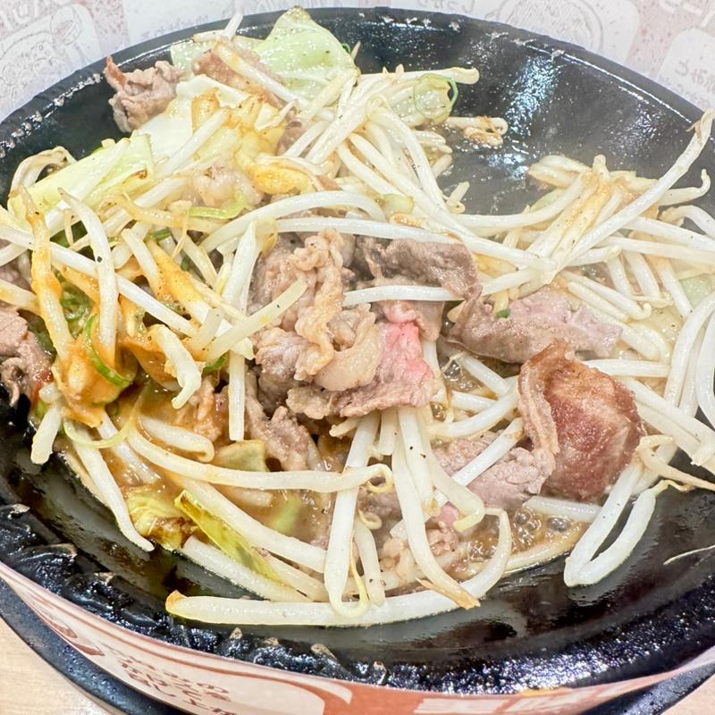 牛ニンニク辛味噌定食セット(ペッパーランチ 名古屋駅西店)