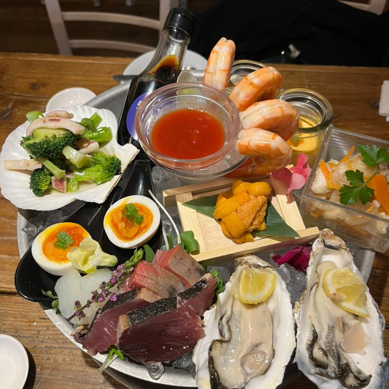 シーフードプラッタープレミアム(#uni Seafood)