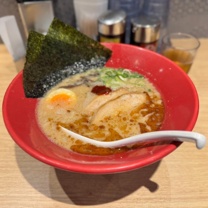 赤丸ラーメン(一風堂 横浜ポルタ店)