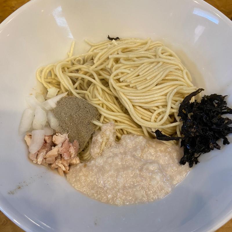 背脂煮干し和え玉(中華そば 児ノ木)