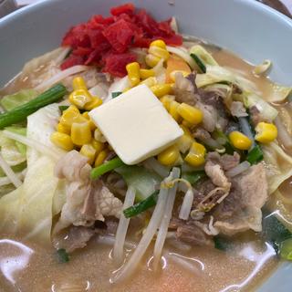 満菜味噌バターコーンラーメン(みんなのさくらキッチン)
