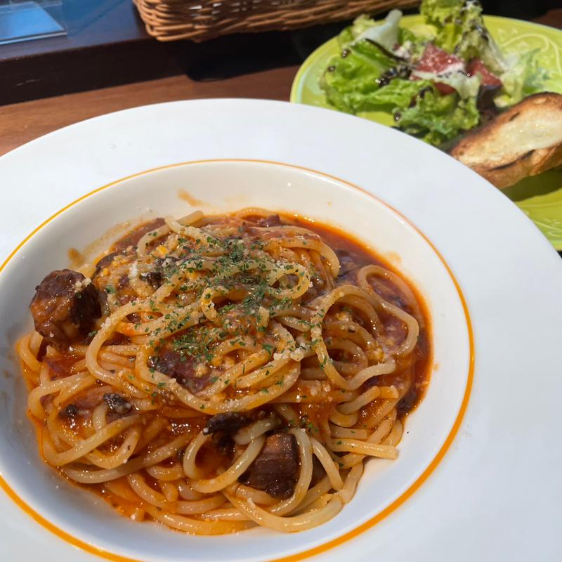 もちもち牛すじミートパスタ(台灣食堂アートミーツイート)