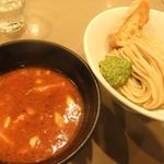海老トマトつけ麺(つけ麺 五ノ神製作所 新宿店)