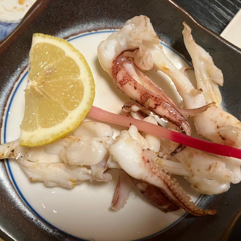 ゲソの塩焼き(う我寿)