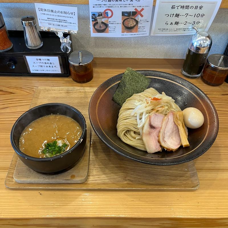 味噌豚魚つけ麺(限定)(麺道 ひとひら)