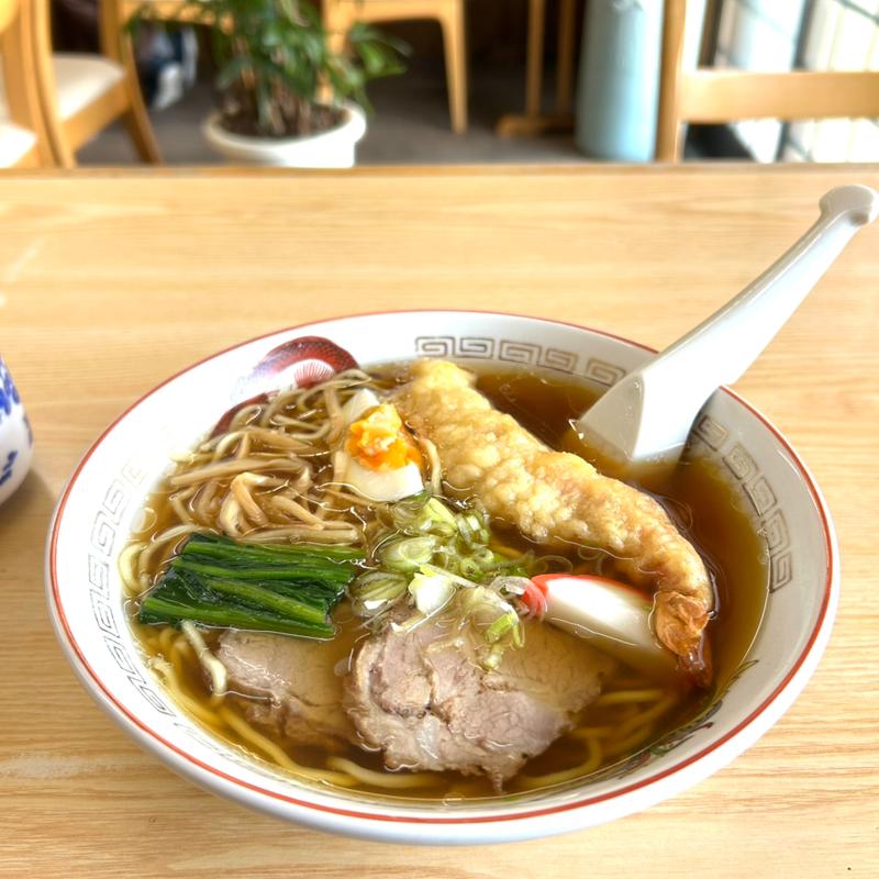 天ぷら中華(鳥竹食堂 )