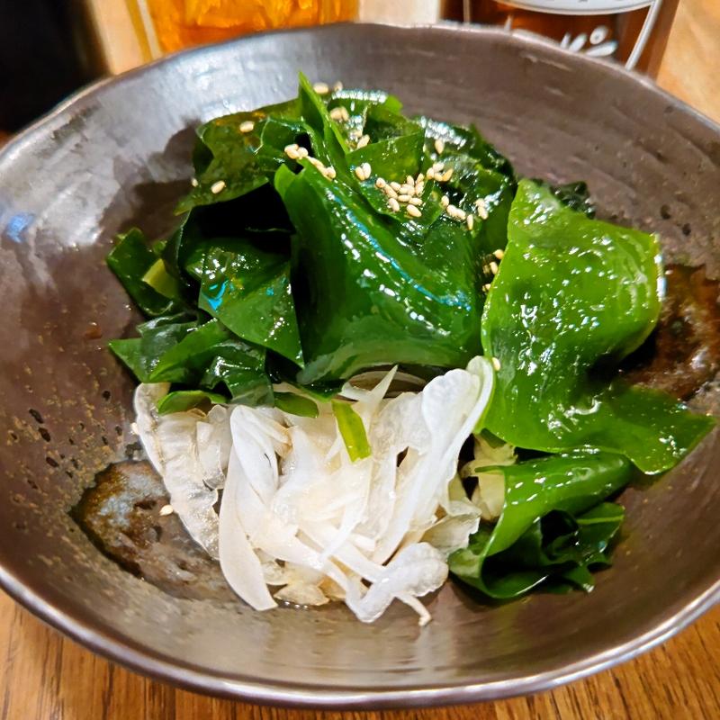 新たまねぎとワカメぽん酢(のげちゃん)