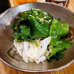 新たまねぎとワカメぽん酢(のげちゃん)