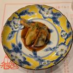 小鮎とタラの芽揚げ物甘酢ソース(圓石 本店 （えんせき）)