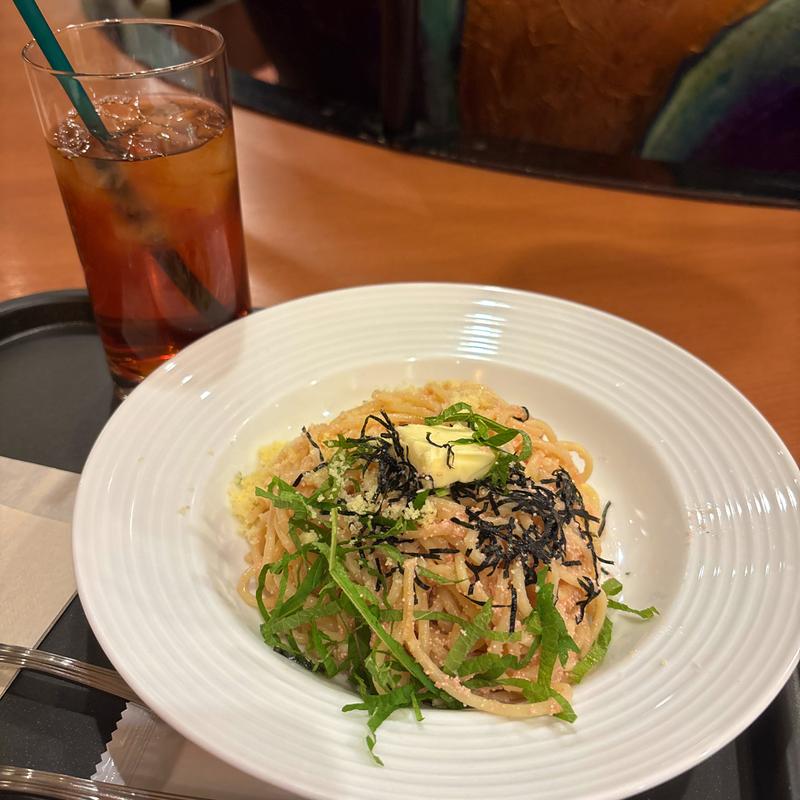 たらこバターセット(カフェ・ベローチェ大宮店)