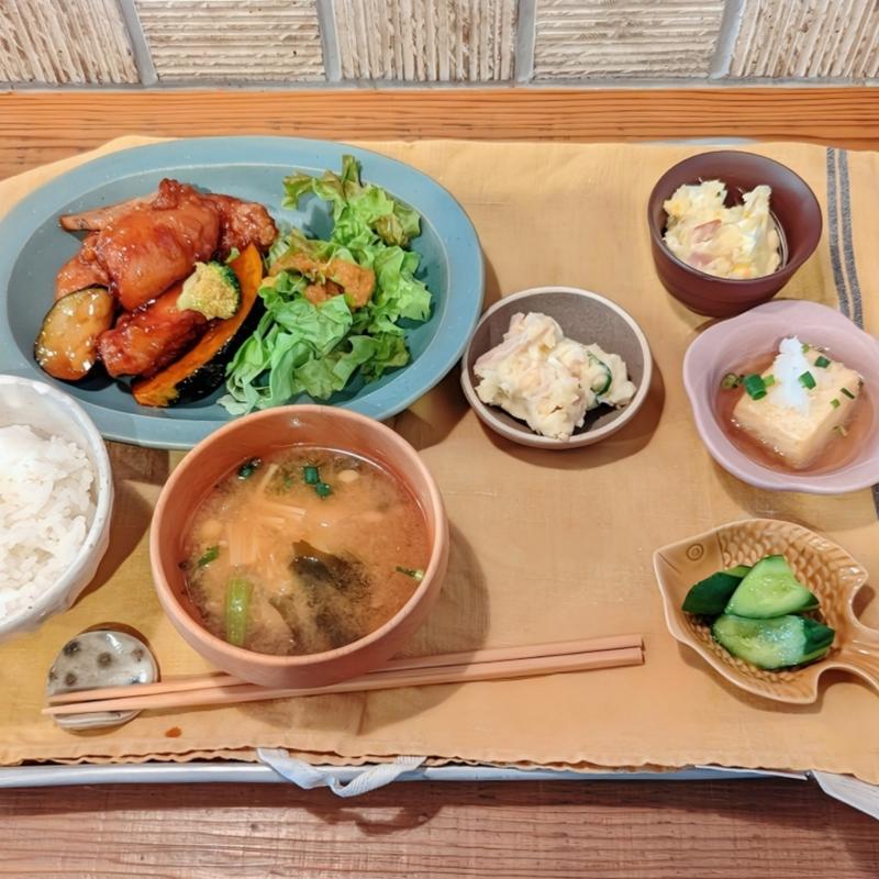 鶏からと野菜の甘酢がらめ(太陽とごはん)