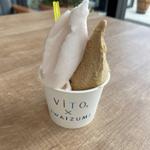 ダブルカップ(ViTO × IWAIZUMI盛岡店 イタリアンジェラートカフェ ＆ 岩泉セレクトショップ)