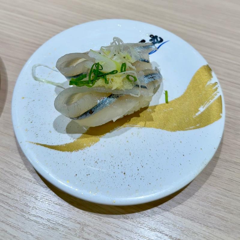 さより昆布〆(すし銚子丸 亀戸店)