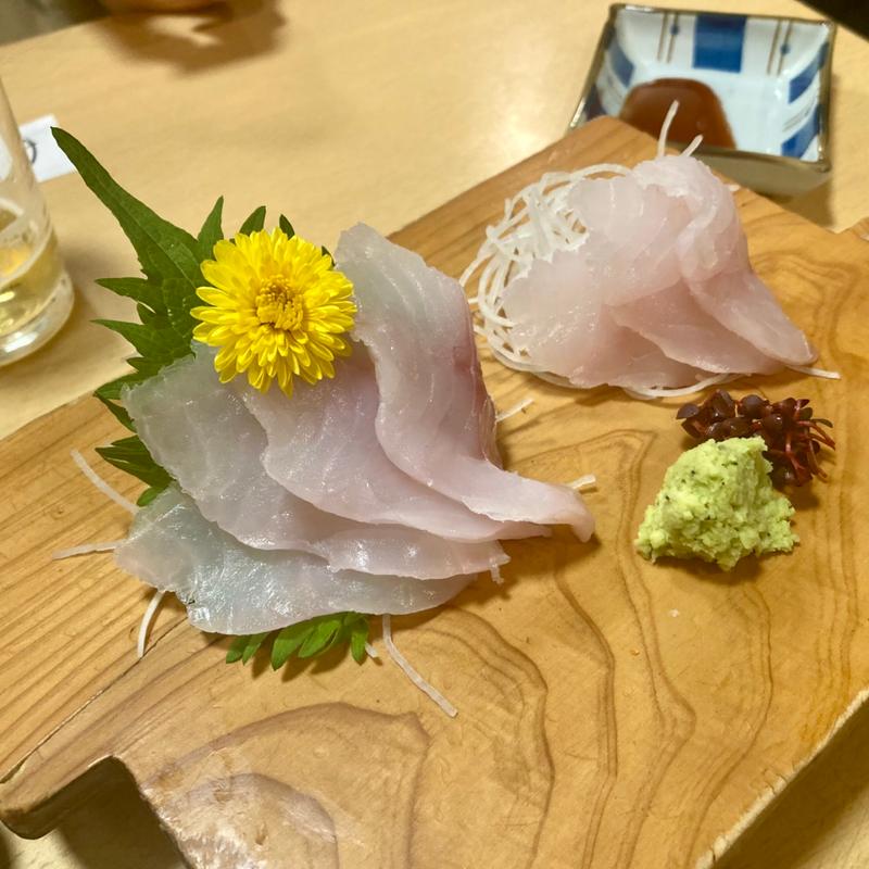 長崎産メバル刺身(大衆酒蔵 鳥益 新小岩)