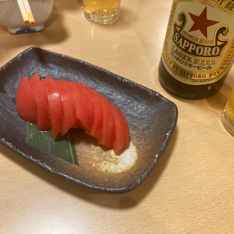 冷やしトマト(大衆酒蔵 鳥益 新小岩)