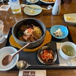 上州牛カルビの石焼ビビンバ