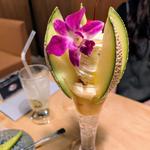 メロンとフルーツポンチのパフェ(果房　メロンとロマン)