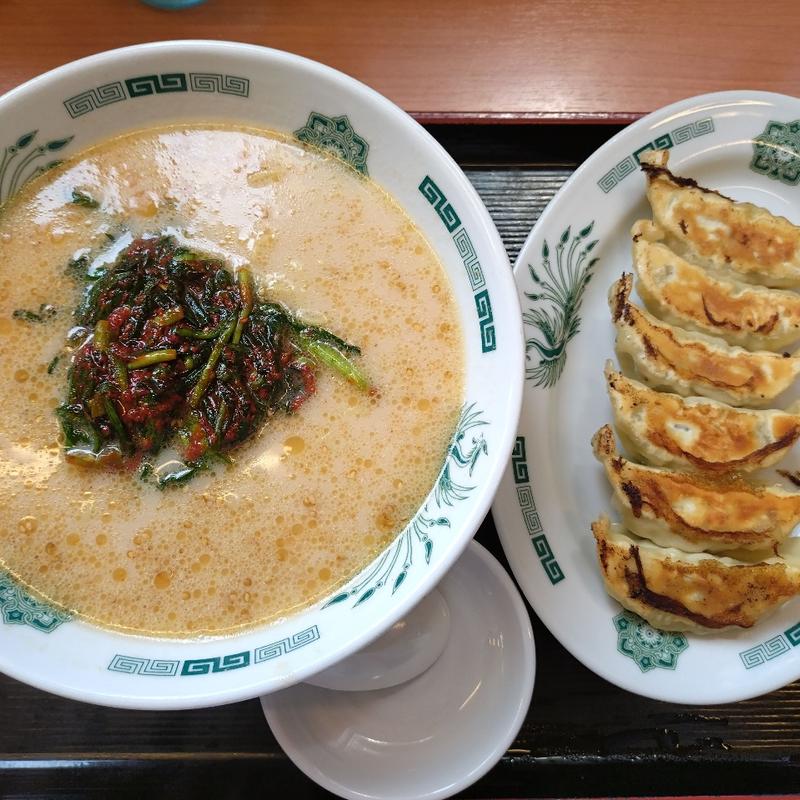 とんこつニラ南蛮　餃子(日高屋 青物横丁店 )