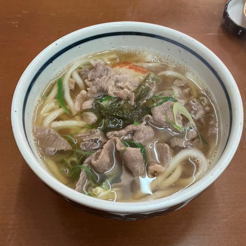 肉うどん(大衆食堂 お多福)
