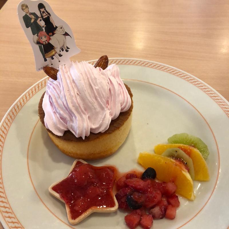 アーニャのわくわくパンケーキプレート(ジョイフル 埼玉春日部店)