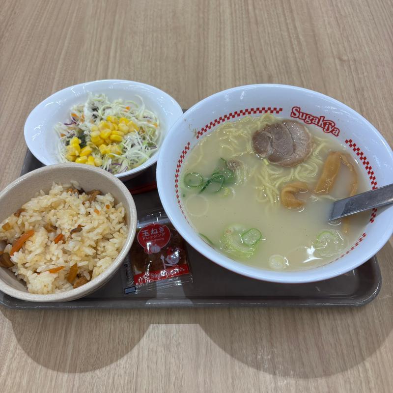 ラーメンと五目サラダセット(スガキヤ 岡崎イオンモール店 )