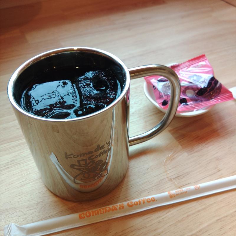 カフェインレスアイスコーヒー(コメダ珈琲店 一関中里店)