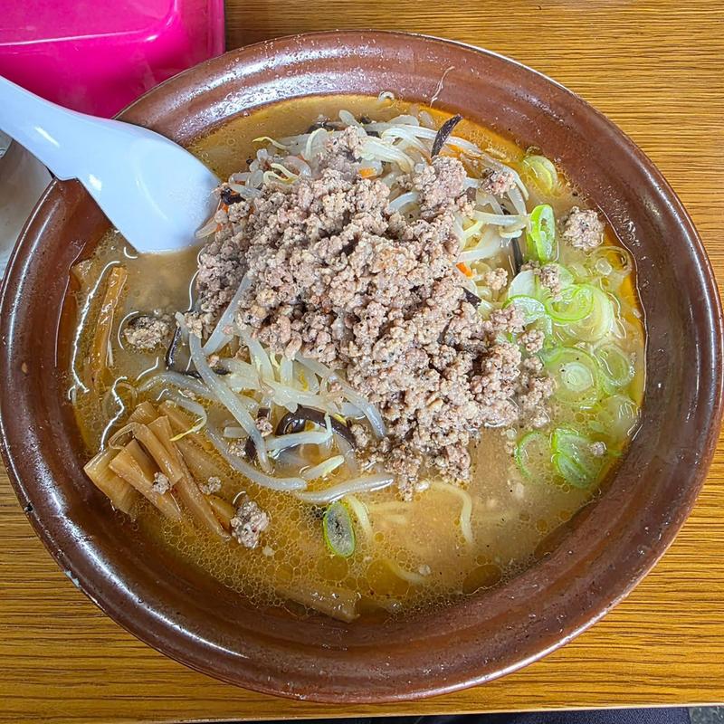 サッポロ味噌ラーメン(花のドライブイン)