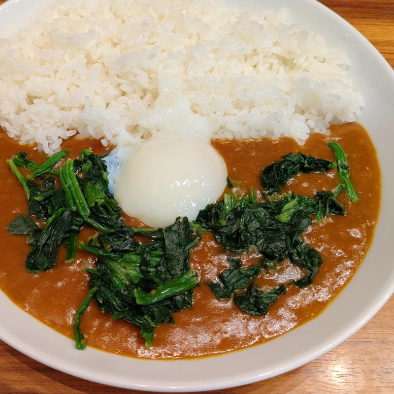 温玉ほうれん草カレー(SPICE FACTORY 大崎店)