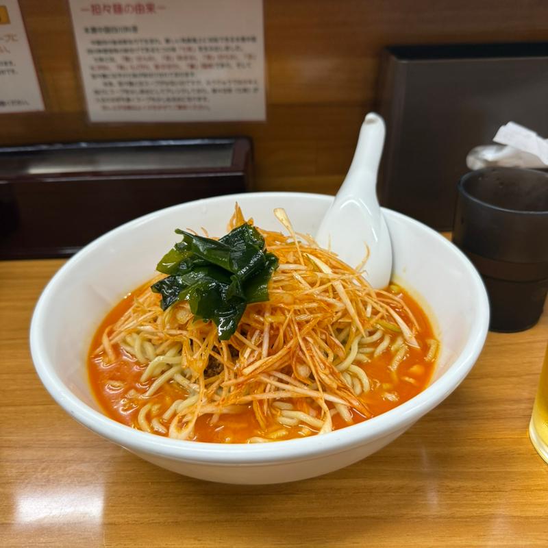 坦々麺(ふうりゅう 梅島本店)