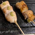 ねぎま・笹身(焼鳥 佐とう)