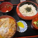 親子丼、ザルうどん