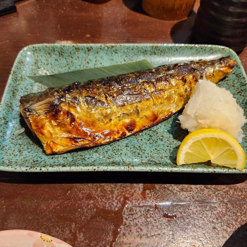 トロさば塩焼き(居酒屋くんか)
