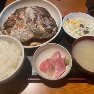 鯛のアラ焼き・小刺身