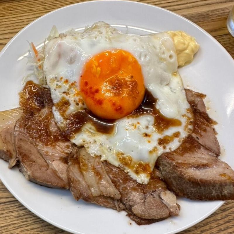 チャーシューエッグ(大衆食堂 スタンドそのだ 親不孝通り店)