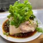 パクチーよだれやっこ(大衆食堂スタンド そのだ 親不孝通り店)