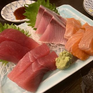 刺身盛合わせ3品