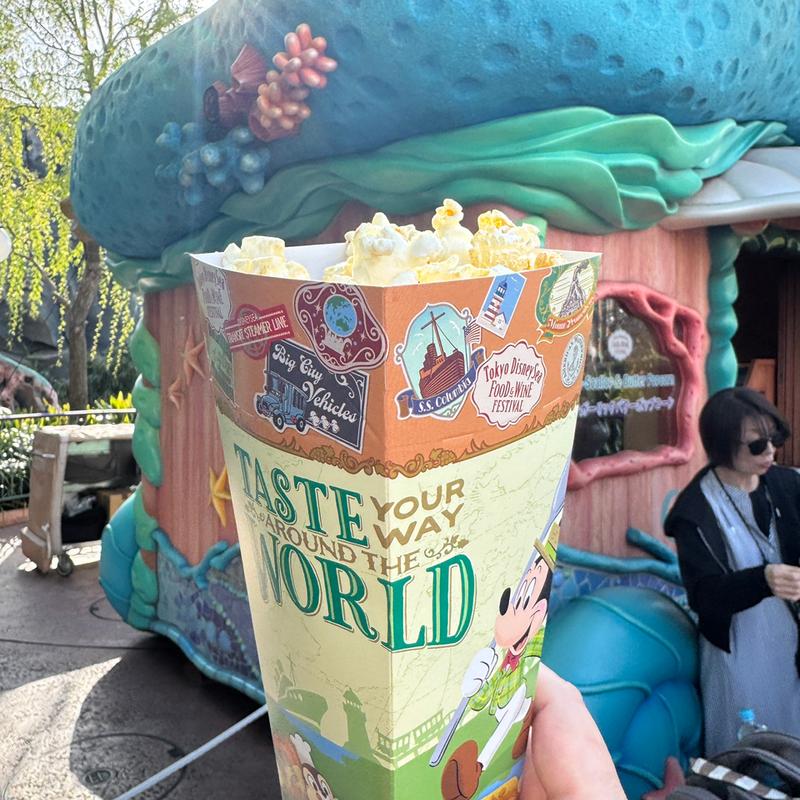 ホタテガーリックバターポップコーン(ポップコーンワゴン（スカットルのスクーター前）)