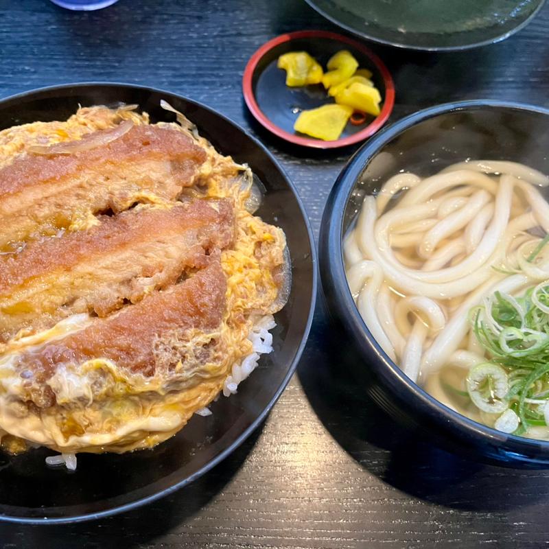 カツ丼セット(こまどりうどん 田村店)