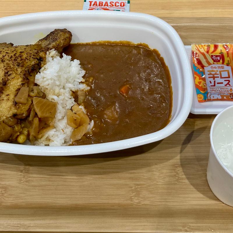 炭火焼きホロホロチキンカレー(すき家 横浜アリーナ前店 （すきや）)