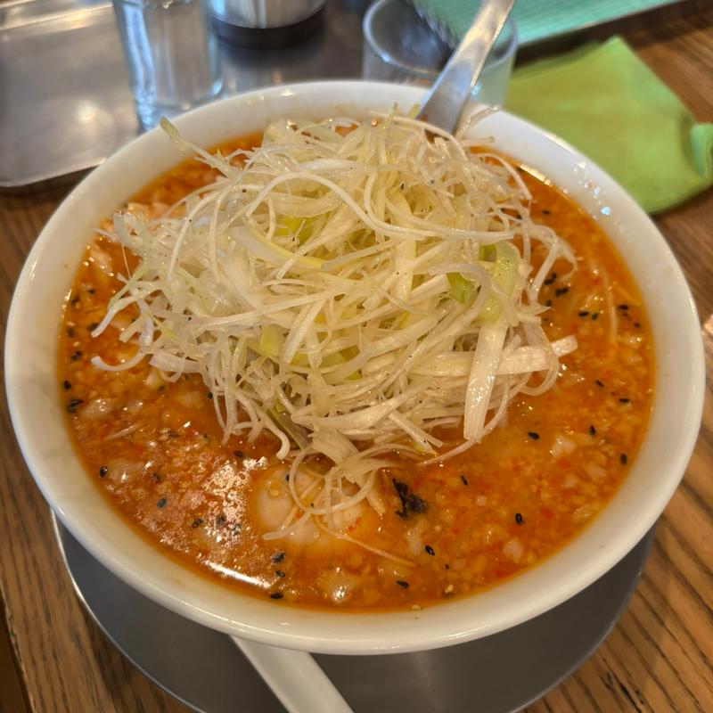 辛味噌ネギラーメン(手打ちラーメン谷家)