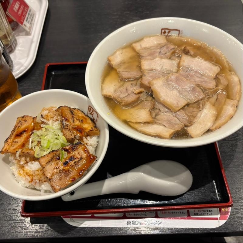 チャーシューメン(喜多方ラーメン坂内 内幸町ガード下店)