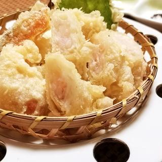 エビの湯葉巻き天ぷら(七つの月の夢 )