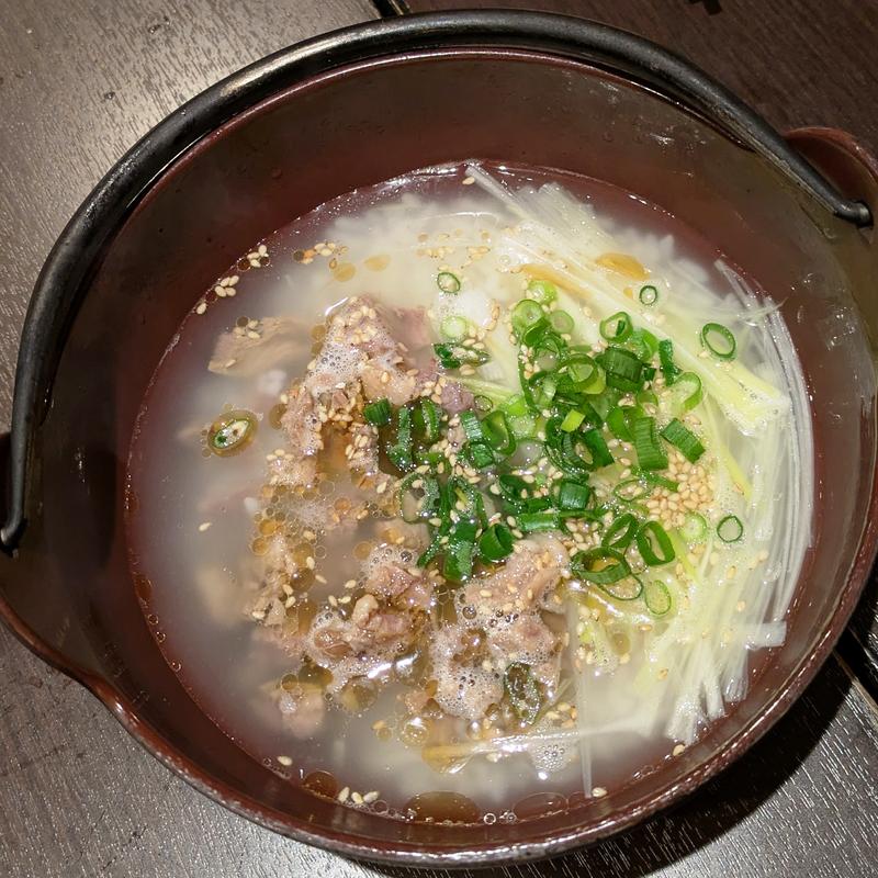 テールスープ雑炊(牛タン焼専門店 司 分店鷹 川崎店)