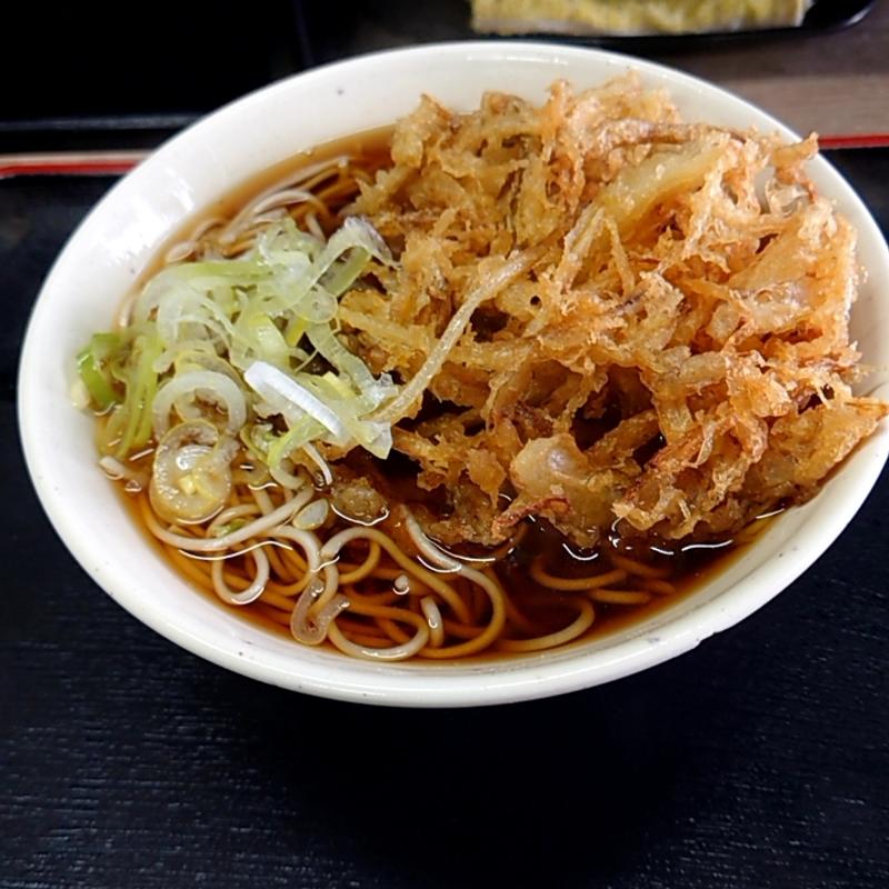 かき揚げそば(あり賀せいろう )