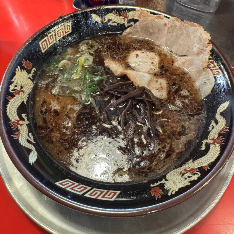 黒ラーメン(博多ラーメン ガツン 両国店)