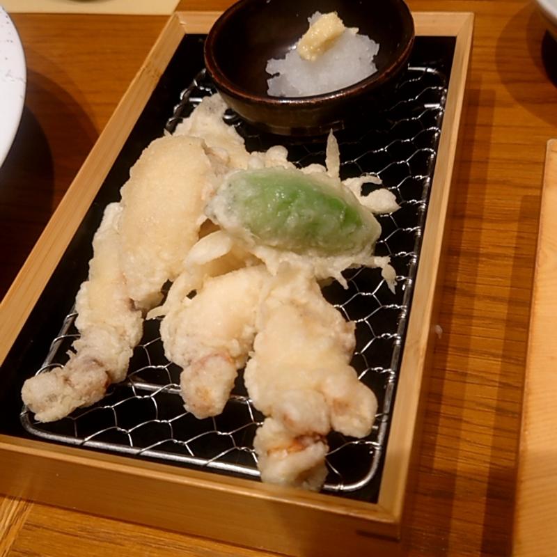瀬戸内海産地だこの天ぷら(かどや ムスブ田町店)