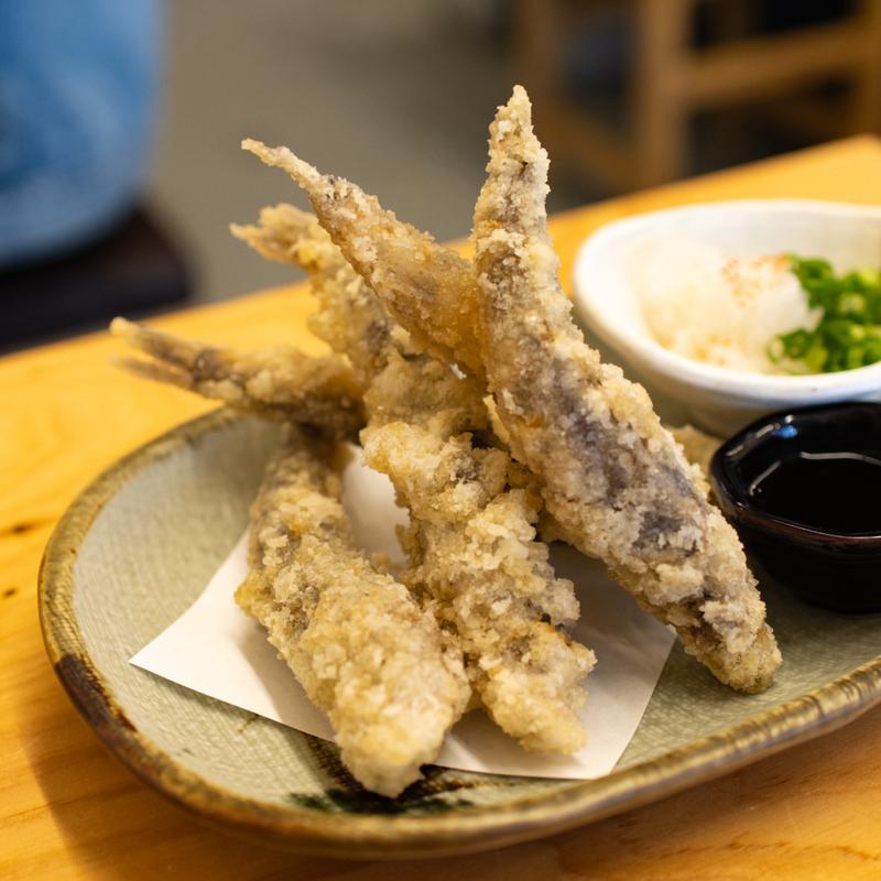 メヒカリ唐揚げ(海鮮めし処 酒処 大衆富士食堂)